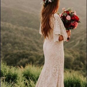 Boho wedding dress